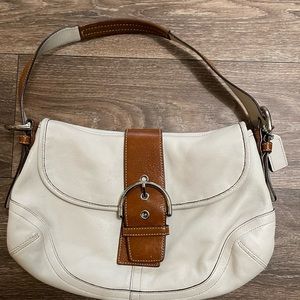 Coach Bone & Tan shoulder bag